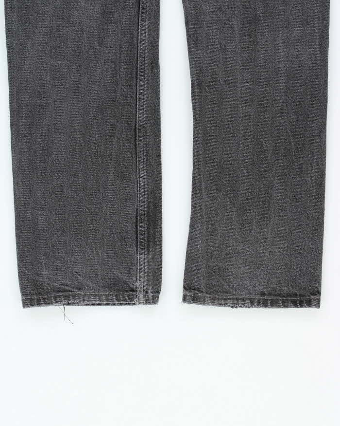 Vintage 1995 Levi's 501 Red Batwing Made In USA Faded Denim Straight Leg Jeans - W32 L32