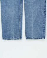 Vintage 1994 Levi's 501xx Red Batwing Made In USA Denim Straight Leg Jeans - W33 L30