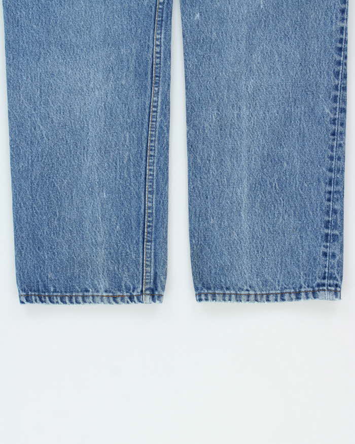 Vintage 1994 Levi's 501xx Red Batwing Made In USA Denim Straight Leg Jeans - W33 L30