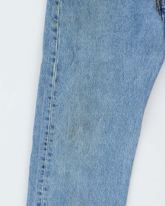 Vintage 1995 Levi's 501 Red Batwing Made In USA Denim Straight Leg Jeans - W32 L30