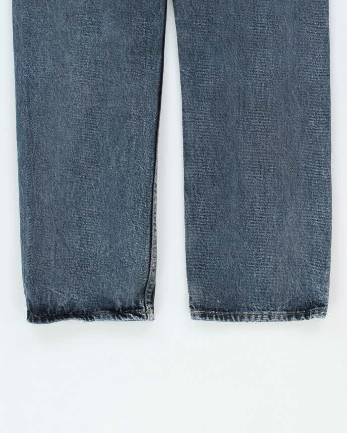 Vintage 1991 Levi's 501 Red Batwing Made In USA Dyed Denim Straight Leg Jeans - W32 L31