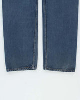Vintage 1993 Levi's 501 Red Batwing Made In USA Dyed Denim Straight Leg Jeans - W36 L34