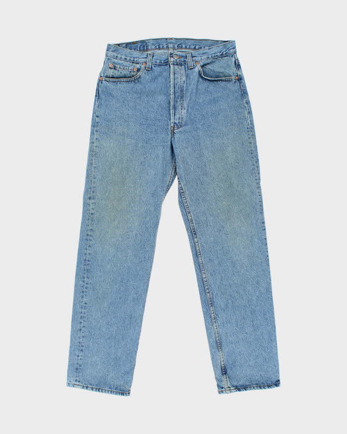 Vintage 1991 Levi's 501 Batwing Tag Made In USA Denim Straight Leg Jeans - W33 L32