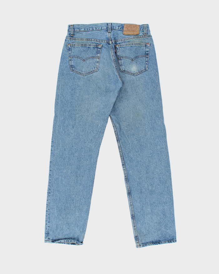 Vintage 1991 Levi's 501 Batwing Tag Made In USA Denim Straight Leg Jeans - W33 L32