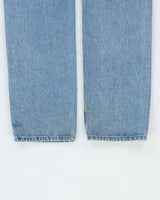 Vintage 1991 Levi's 501 Batwing Tag Made In USA Distressed Denim Straight Leg Jeans - W30 L33