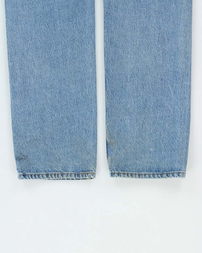 Vintage 1991 Levi's 501 Batwing Tag Made In USA Distressed Denim Straight Leg Jeans - W30 L33