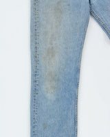 Vintage 1991 Levi's 501 Batwing Tag Made In USA Distressed Denim Straight Leg Jeans - W30 L33