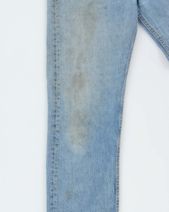 Vintage 1991 Levi's 501 Batwing Tag Made In USA Distressed Denim Straight Leg Jeans - W30 L33