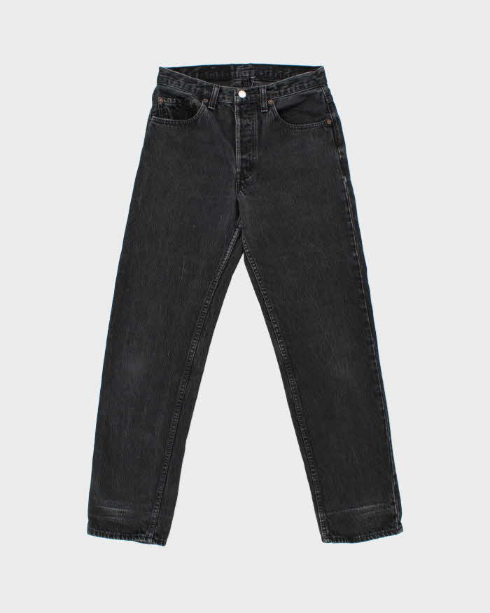 Vintage 1995 Levi's 501 Red Batwing Made In USA Straight Leg Denim Jeans - W30 L30