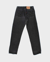 Vintage 1995 Levi's 501 Red Batwing Made In USA Straight Leg Denim Jeans - W30 L30