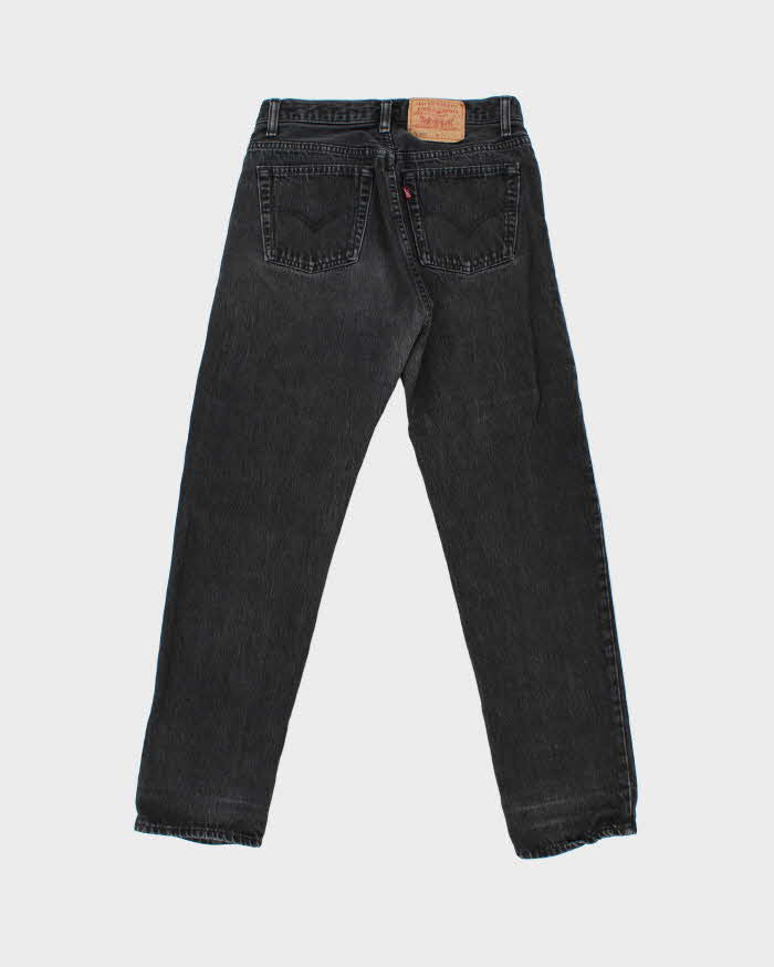 Vintage 1995 Levi's 501 Red Batwing Made In USA Straight Leg Denim Jeans - W30 L30