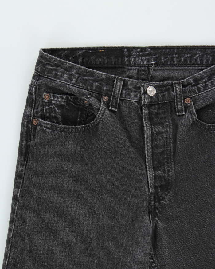 Vintage 1995 Levi's 501 Red Batwing Made In USA Straight Leg Denim Jeans - W30 L30