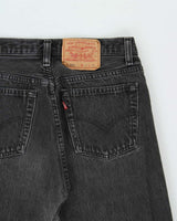 Vintage 1995 Levi's 501 Red Batwing Made In USA Straight Leg Denim Jeans - W30 L30