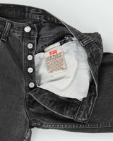 Vintage 1995 Levi's 501 Red Batwing Made In USA Straight Leg Denim Jeans - W30 L30
