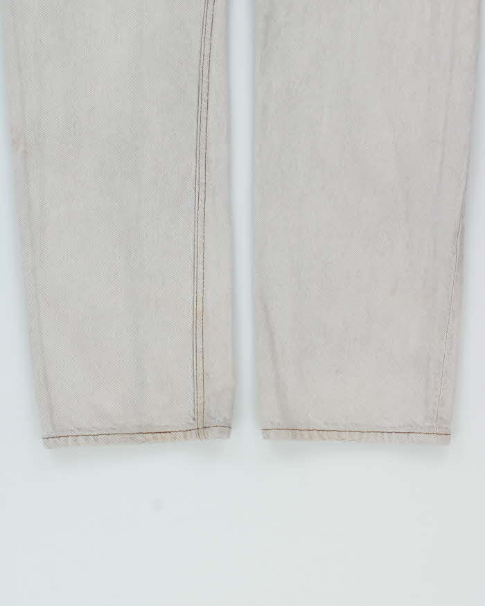 Vintage 1994 Levi's 501 Red Batwing Made In USA Straight Leg Denim Jeans - W35 L33