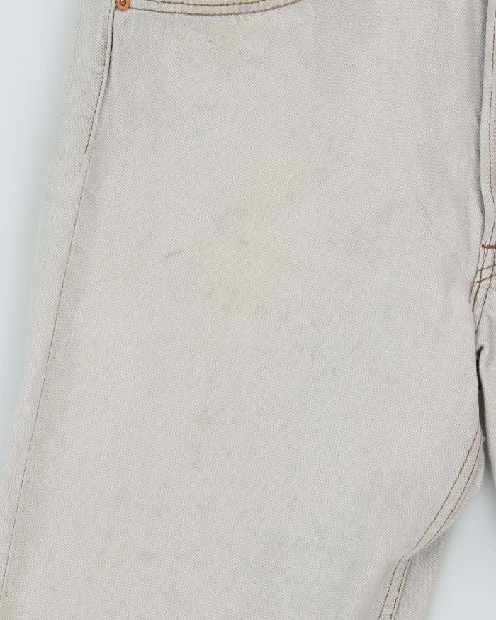 Vintage 1994 Levi's 501 Red Batwing Made In USA Straight Leg Denim Jeans - W35 L33