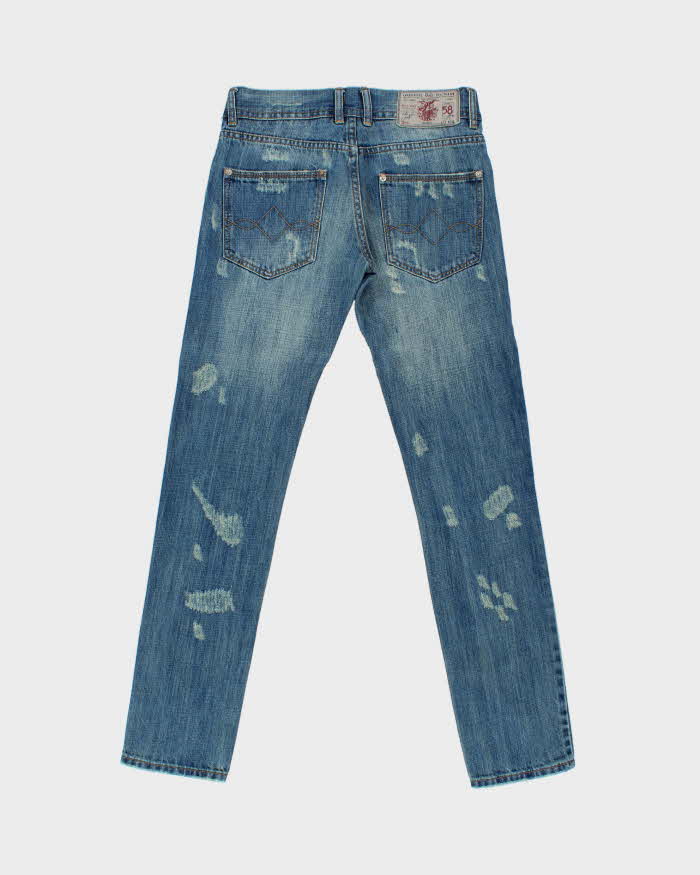 Vintage Y2K 00s D&amp;G Audacious Distressed Skinny Fit Denim Jeans - W30 L32