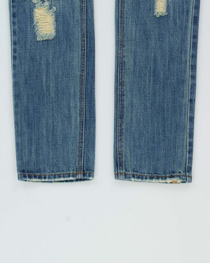 Vintage Y2K 00s D&amp;G Audacious Distressed Skinny Fit Denim Jeans - W30 L32