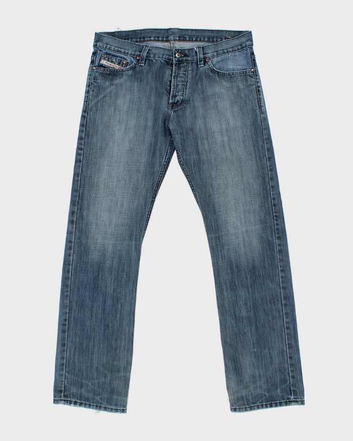 Vintage Y2K 00s Diesel Made In Italy Mid Rise Straight Leg Denim Jeans - W38 L34