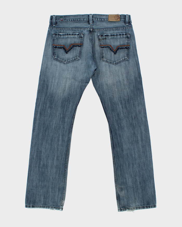 Vintage Y2K 00s Diesel Made In Italy Mid Rise Straight Leg Denim Jeans - W38 L34
