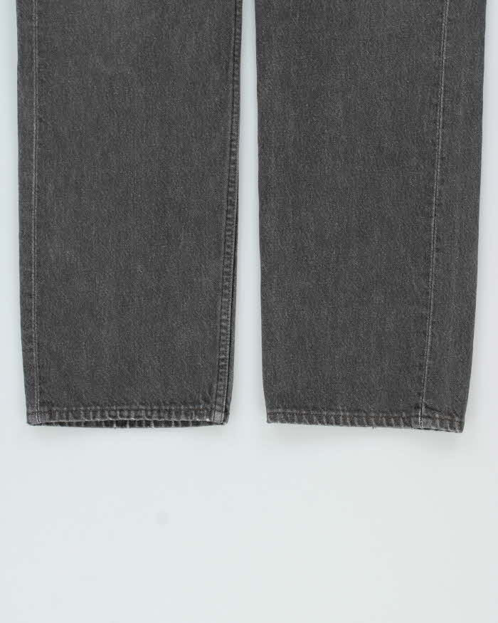 Vintage 1989 Levi's 501 Red Batwing Made In USA Straight Leg Denim Jeans - W34 L34