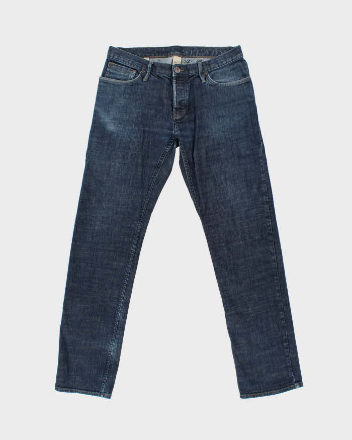 Vintage Burberry Brit Steadman Indigo Denim Slim Fit Jeans - W32 L32