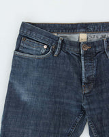 Vintage Burberry Brit Steadman Indigo Denim Slim Fit Jeans - W32 L32