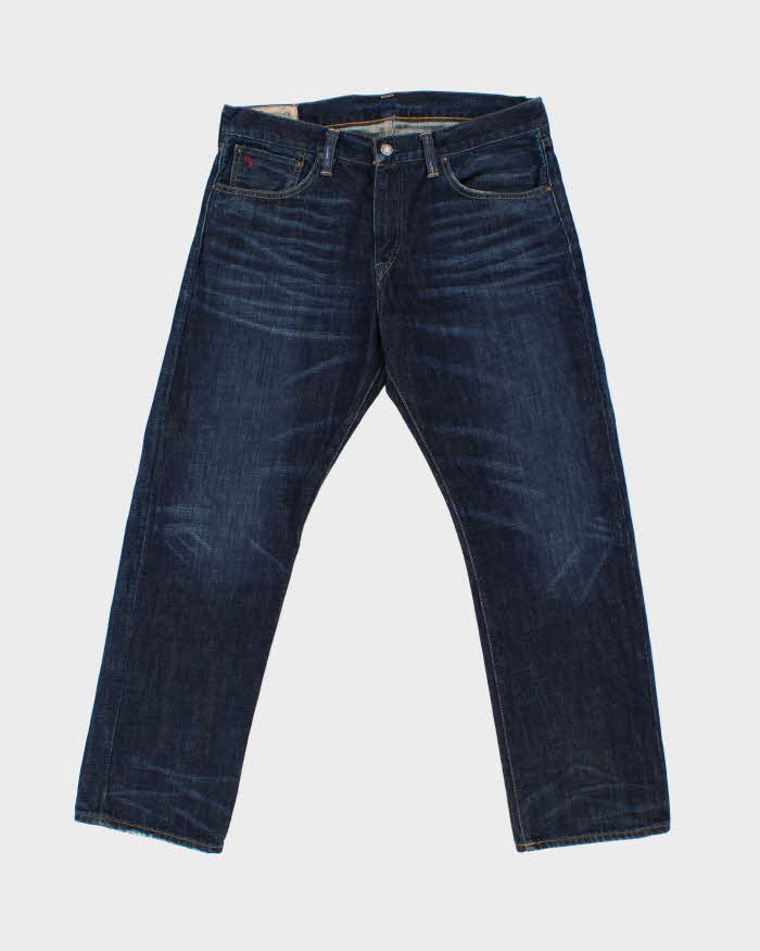 Vintage Polo Ralph Lauren Elliot Wash Relaxed Straight Leg Denim Jeans - W36 L30