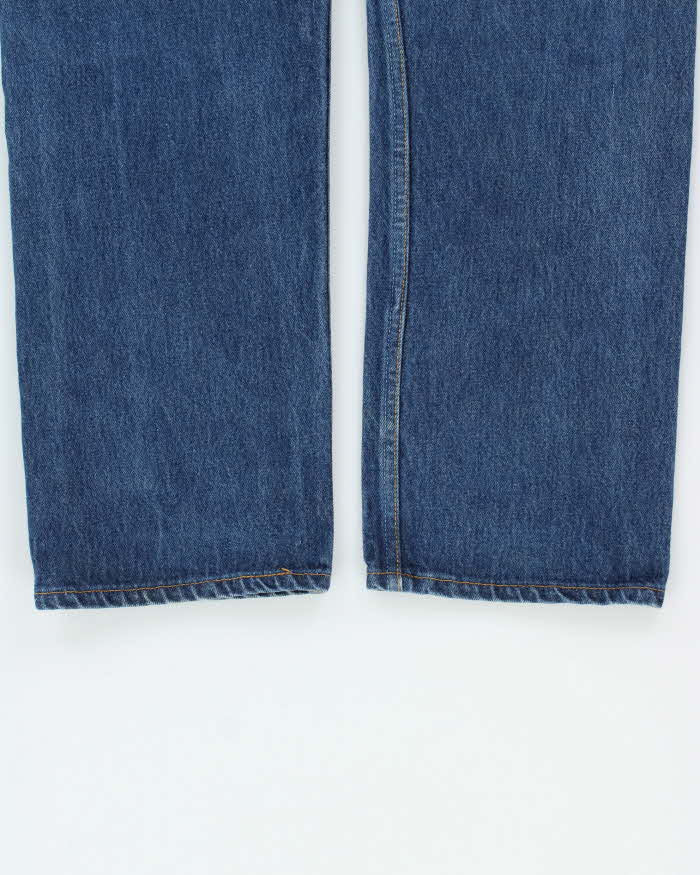 Vintage 1998 Levi's 501xx Red Batwing Made In USA Straight Leg Denim Jeans - W36 L33