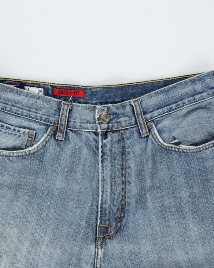 Vintage Y2K 00s Ecko UNLTD Wide Leg Baggy Fit Denim Jeans - W32 L30