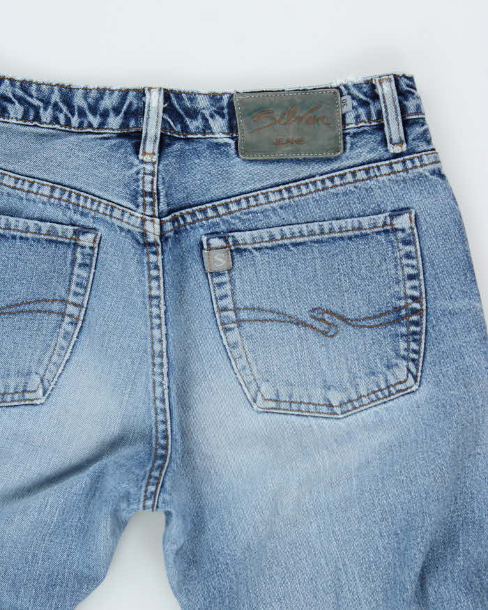 Vintage 1990s Silver Clothing Mid Rise Bootcut Denim Jeans - W30 L34