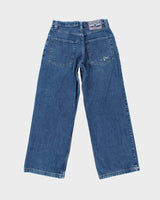 Vintage 1990s Silver Clothing 'Big Fit' Ultra Wide Leg Denim Jeans - W30 L30
