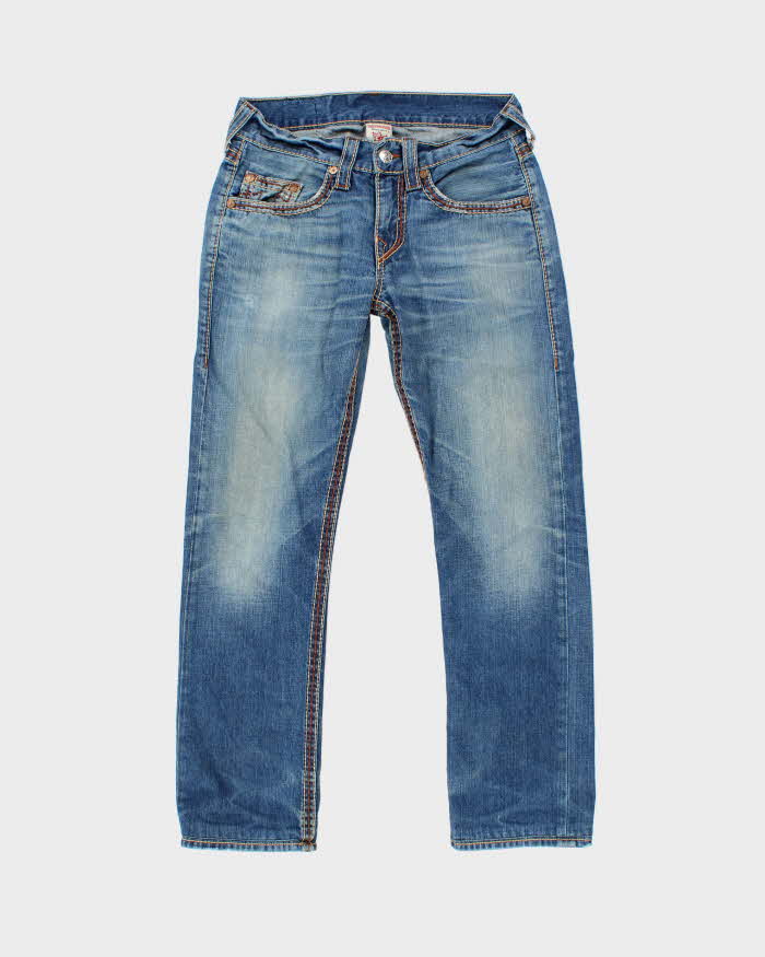 Vintage Y2K 00s True Religion Made In USA Straight Leg Denim Jeans - W32 L30