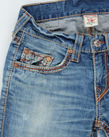 Vintage Y2K 00s True Religion Made In USA Straight Leg Denim Jeans - W32 L30