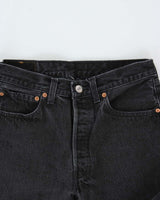 Vintage 1991 Levi's 501 Red Batwing Made In USA Straight Leg Denim Jeans - W31 L32