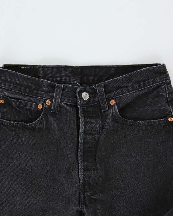 Vintage 1991 Levi's 501 Red Batwing Made In USA Straight Leg Denim Jeans - W31 L32