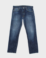 Vintage Levi's 501 Red Batwing Straight Leg Selvedge Denim Jeans - W36 L32