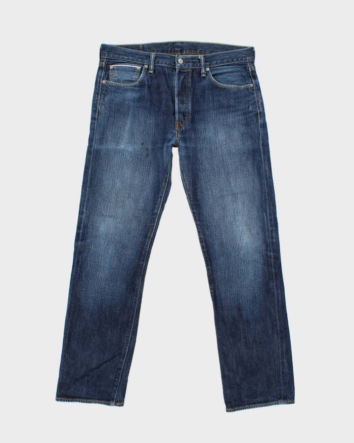 Vintage Levi's 501 Red Batwing Straight Leg Selvedge Denim Jeans - W36 L32