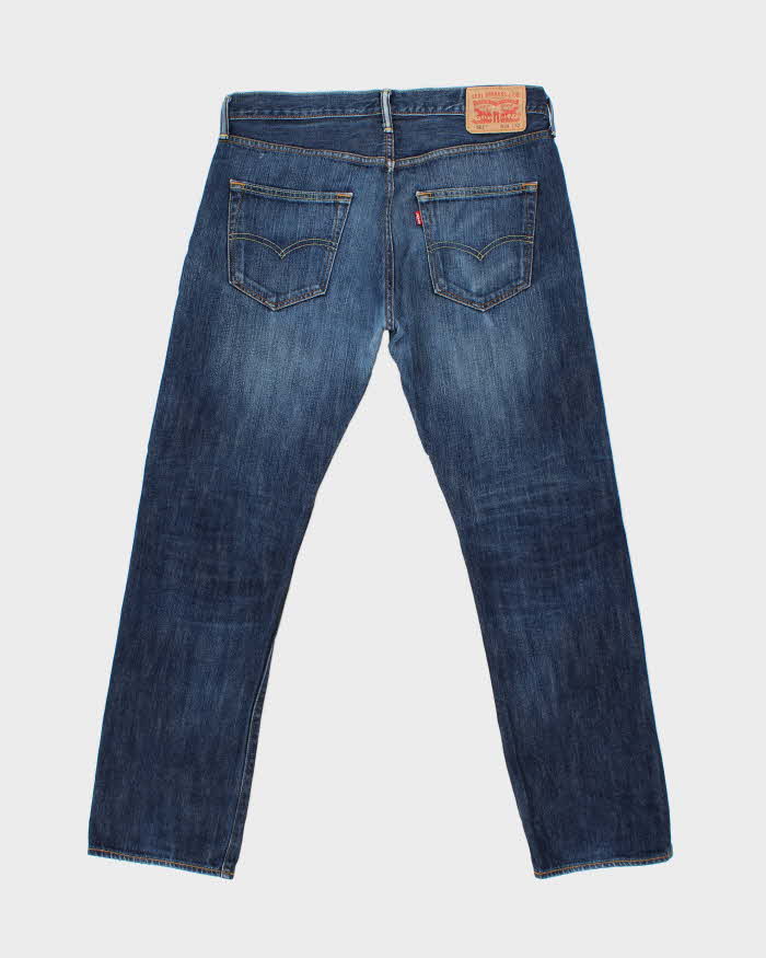 Vintage Levi's 501 Red Batwing Straight Leg Selvedge Denim Jeans - W36 L32