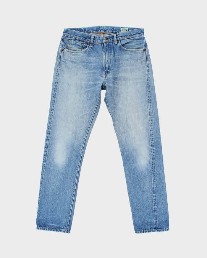 Vintage Y2K 00s Orslow 107 Ivy Fit Japanese Selvedge Denim Tapered Straight Leg Jeans - W32 L32