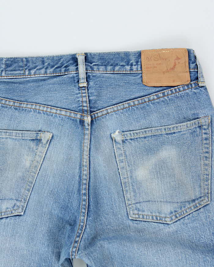 Vintage Y2K 00s Orslow 107 Ivy Fit Japanese Selvedge Denim Tapered Straight Leg Jeans - W32 L32