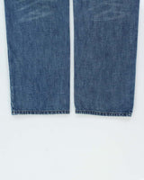 Vintage Y2K 00s Live Mechanics Embroidered Wide Leg Denim Jeans - W36 L34