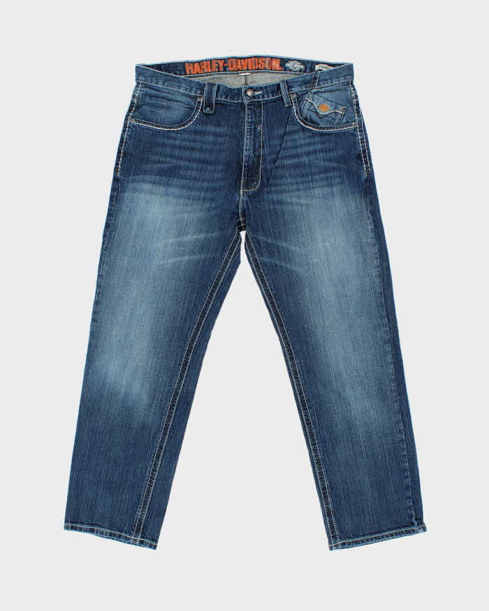 Vintage Y2K 00s Harley Davidson Straight Leg Denim Jeans - W38 L30
