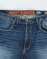 Vintage Y2K 00s Harley Davidson Straight Leg Denim Jeans - W38 L30