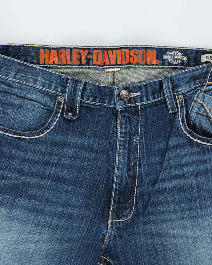 Vintage Y2K 00s Harley Davidson Straight Leg Denim Jeans - W38 L30