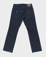 Vintage True Religion Ricky Made In USA Indigo Relaxed Straight Leg Denim Jeans - W34 L34