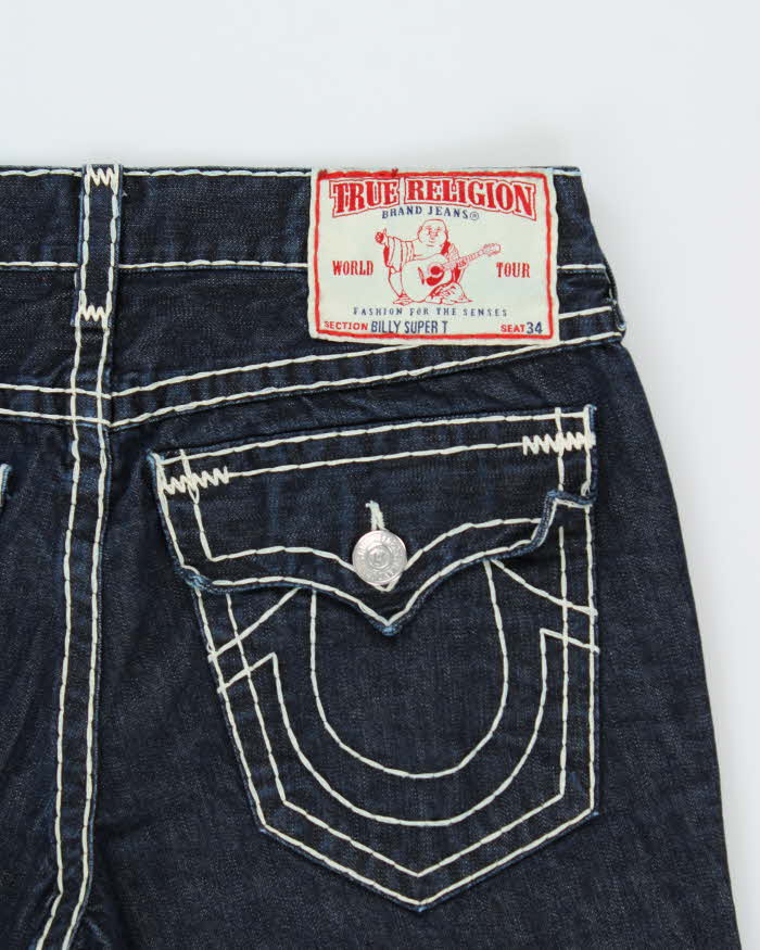 Vintage Y2k 00s True Religion Dark Wash Jeans - W38 L30
