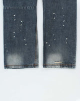 Vintage Y2k 00s Armani Exchange Distressed Wide Leg Jeans - W36 L32