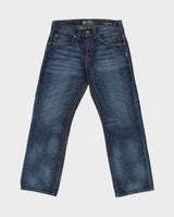 Vintage 00s Silver Dark Wash Jeans - W32 L32