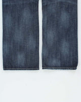 Vintage 00s Silver Dark Wash Jeans - W32 L32